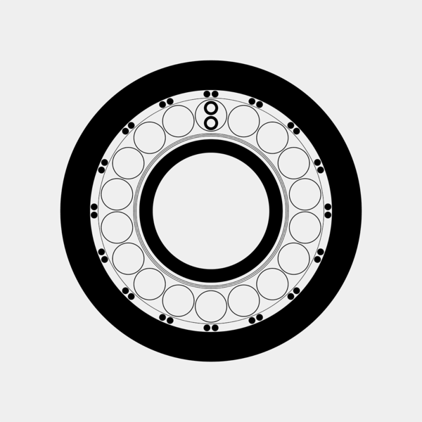 Hradil replacement cable for PMO robots and cleaning systems