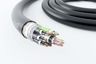 Drei Kabel in Einem: CAN-Bus, Ethernet Cat. 7 und 300V ... Image 1